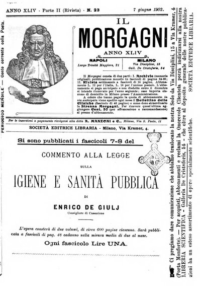 Il morgagni giornale indirizzato al progresso della medicina. Parte 2., Riviste