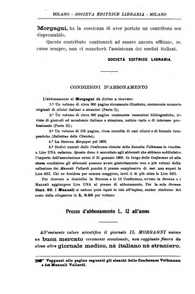 Il morgagni giornale indirizzato al progresso della medicina. Parte 2., Riviste