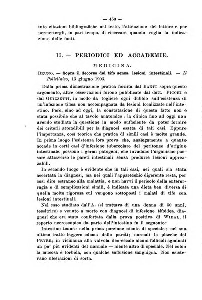 Il morgagni giornale indirizzato al progresso della medicina. Parte 2., Riviste