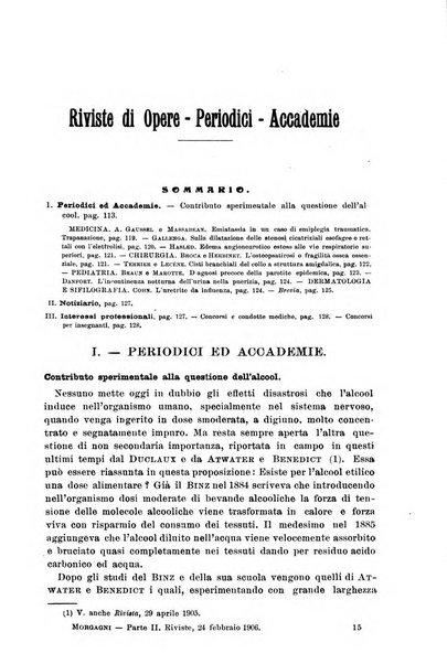 Il morgagni giornale indirizzato al progresso della medicina. Parte 2., Riviste