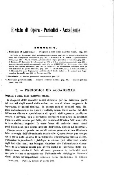 Il morgagni giornale indirizzato al progresso della medicina. Parte 2., Riviste