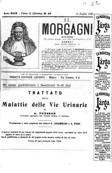 Il morgagni giornale indirizzato al progresso della medicina. Parte 2., Riviste