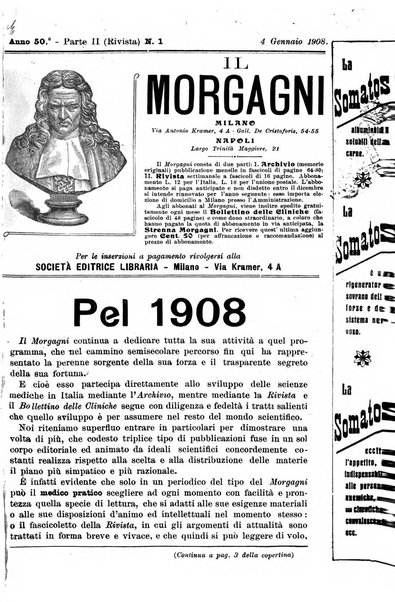 Il morgagni giornale indirizzato al progresso della medicina. Parte 2., Riviste