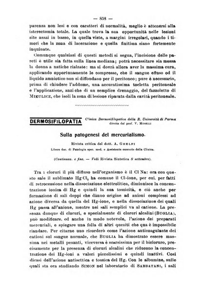 Il morgagni giornale indirizzato al progresso della medicina. Parte 2., Riviste