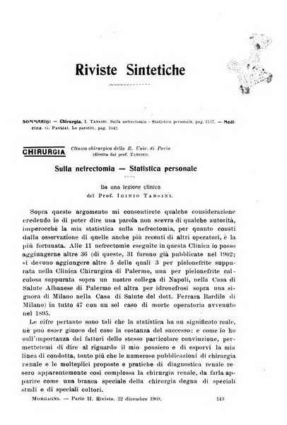 Il morgagni giornale indirizzato al progresso della medicina. Parte 2., Riviste