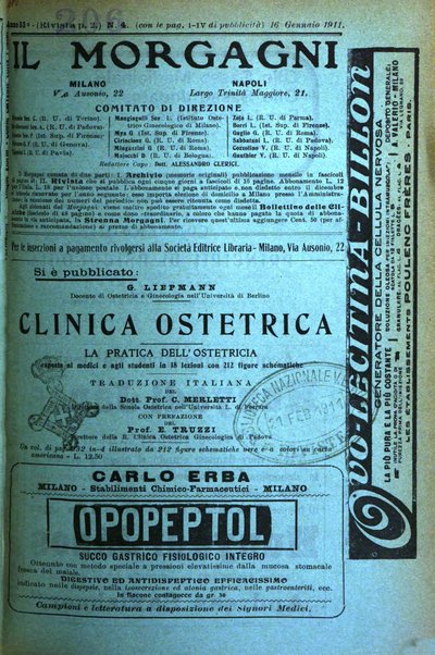 Il morgagni giornale indirizzato al progresso della medicina. Parte 2., Riviste