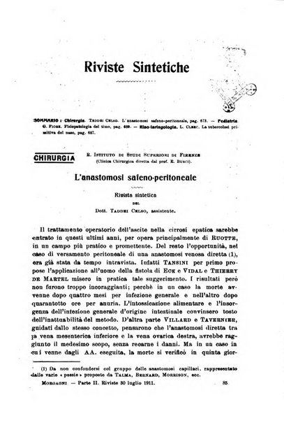 Il morgagni giornale indirizzato al progresso della medicina. Parte 2., Riviste