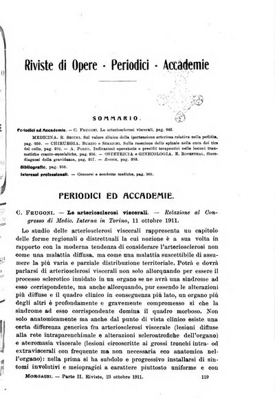 Il morgagni giornale indirizzato al progresso della medicina. Parte 2., Riviste