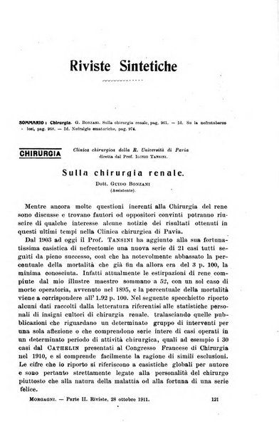 Il morgagni giornale indirizzato al progresso della medicina. Parte 2., Riviste