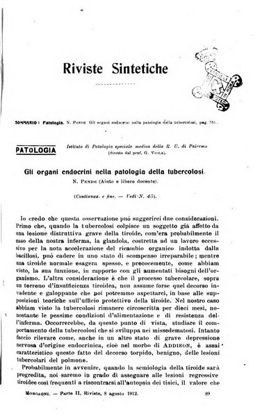 Il morgagni giornale indirizzato al progresso della medicina. Parte 2., Riviste