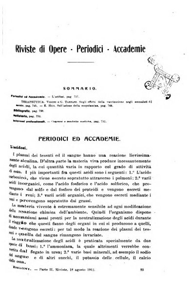 Il morgagni giornale indirizzato al progresso della medicina. Parte 2., Riviste