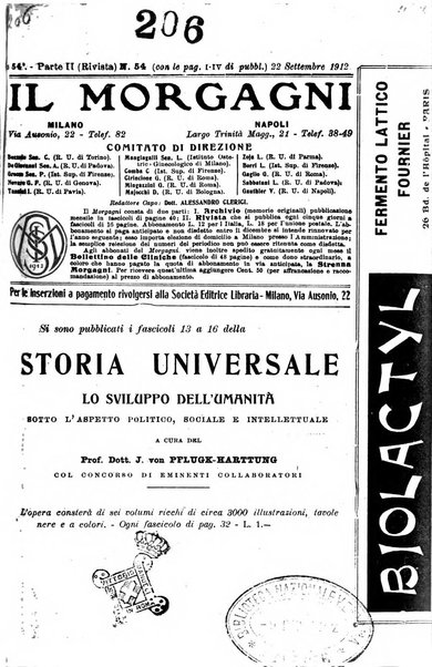 Il morgagni giornale indirizzato al progresso della medicina. Parte 2., Riviste