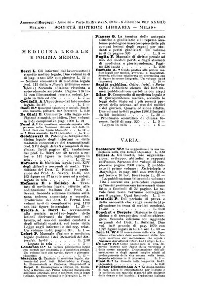 Il morgagni giornale indirizzato al progresso della medicina. Parte 2., Riviste