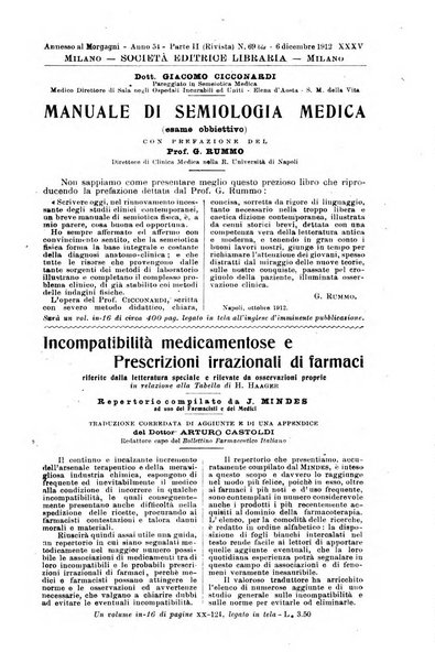 Il morgagni giornale indirizzato al progresso della medicina. Parte 2., Riviste