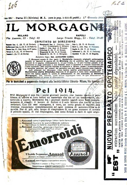 Il morgagni giornale indirizzato al progresso della medicina. Parte 2., Riviste