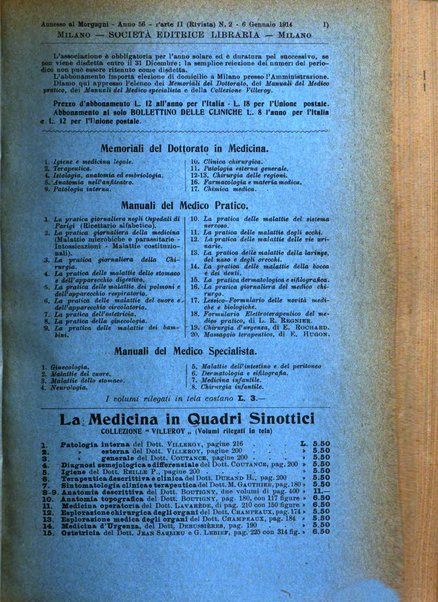 Il morgagni giornale indirizzato al progresso della medicina. Parte 2., Riviste