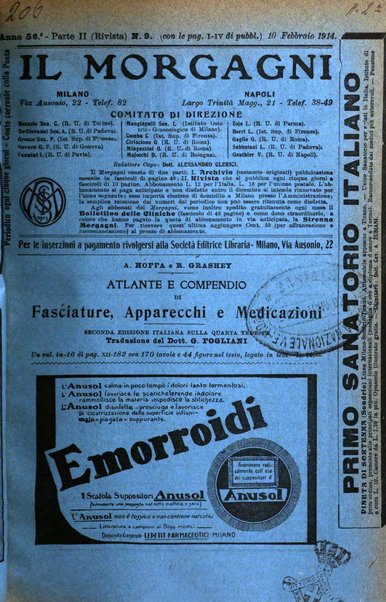 Il morgagni giornale indirizzato al progresso della medicina. Parte 2., Riviste