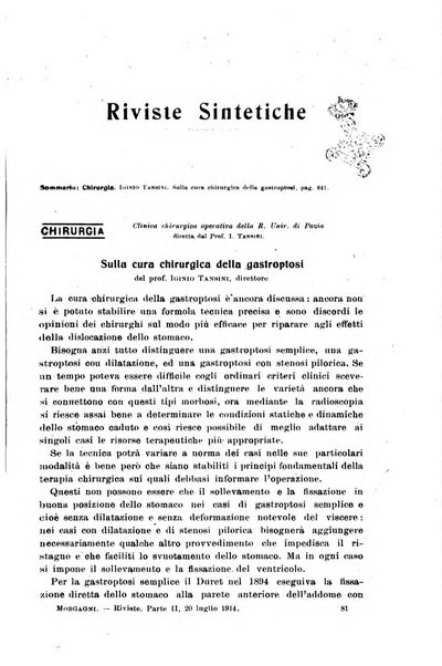 Il morgagni giornale indirizzato al progresso della medicina. Parte 2., Riviste