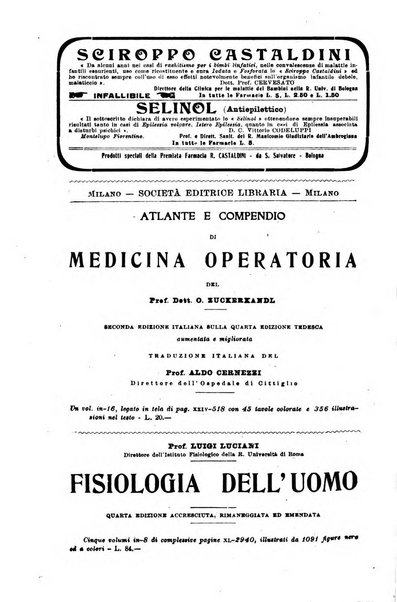 Il morgagni giornale indirizzato al progresso della medicina. Parte 2., Riviste