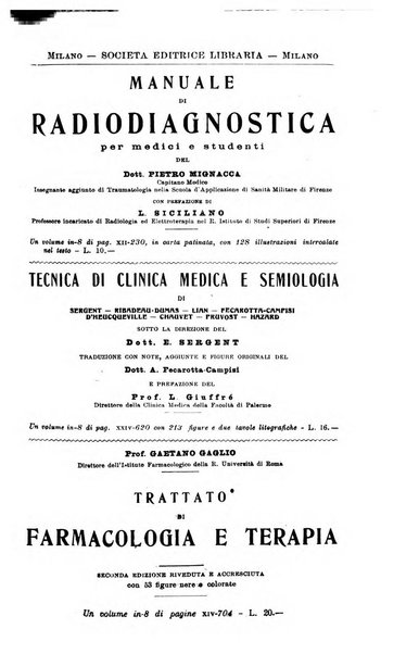 Il morgagni giornale indirizzato al progresso della medicina. Parte 2., Riviste