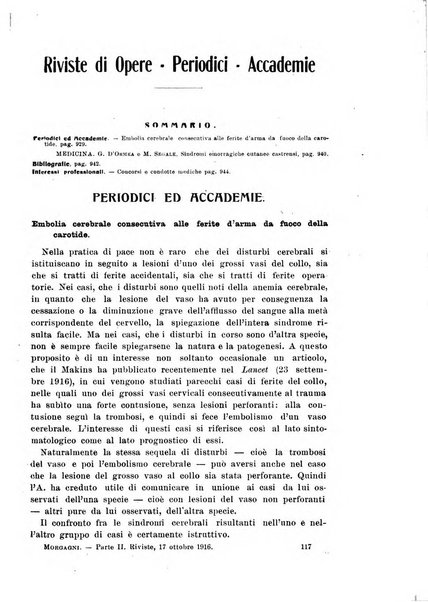 Il morgagni giornale indirizzato al progresso della medicina. Parte 2., Riviste