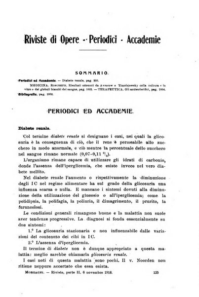 Il morgagni giornale indirizzato al progresso della medicina. Parte 2., Riviste