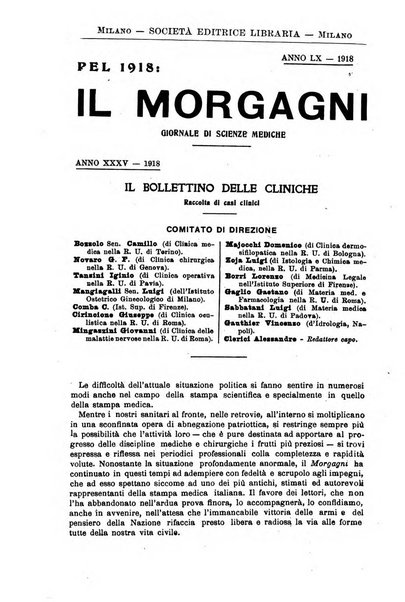 Il morgagni giornale indirizzato al progresso della medicina. Parte 2., Riviste