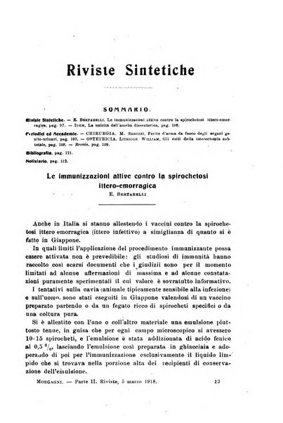 Il morgagni giornale indirizzato al progresso della medicina. Parte 2., Riviste