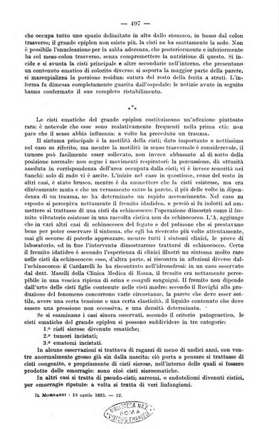 Il morgagni rivista settimanale