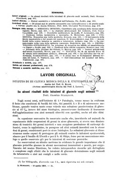 Il morgagni rivista settimanale