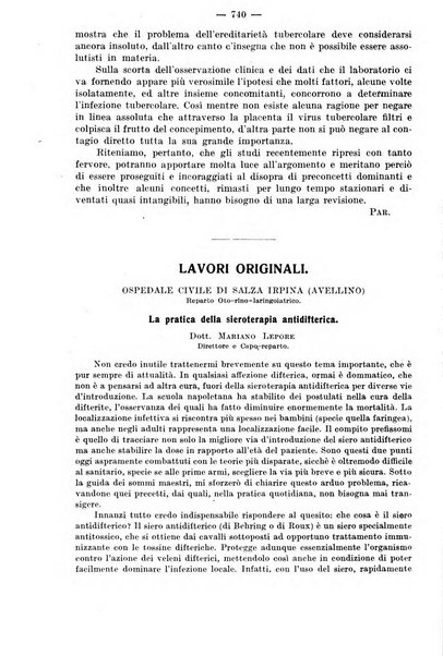 Il morgagni rivista settimanale