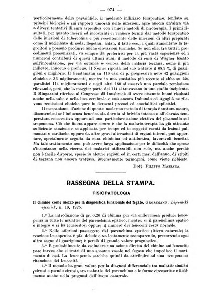 Il morgagni rivista settimanale