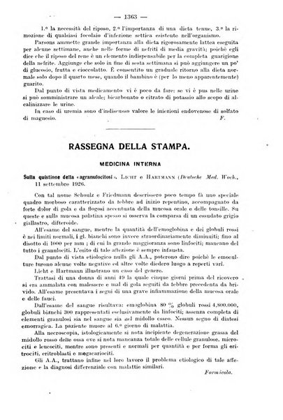 Il morgagni rivista settimanale