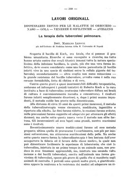 Il morgagni rivista settimanale