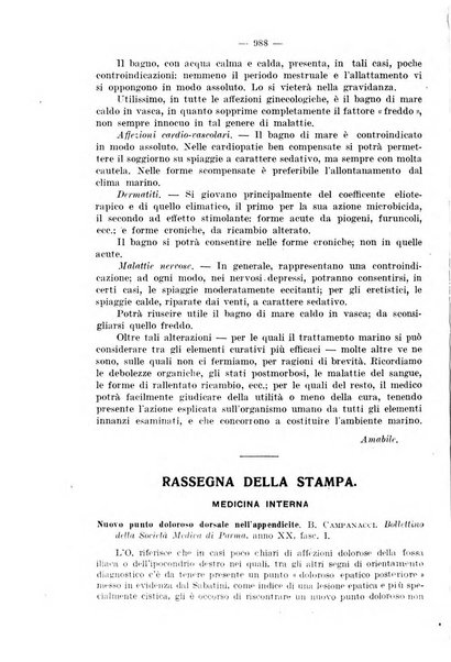 Il morgagni rivista settimanale