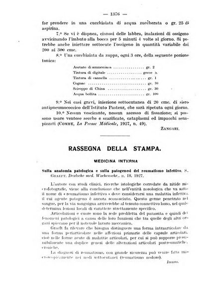 Il morgagni rivista settimanale