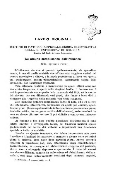 Il morgagni rivista settimanale