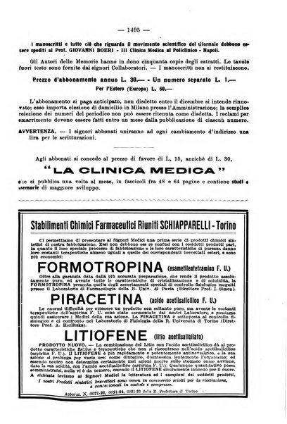 Il morgagni rivista settimanale