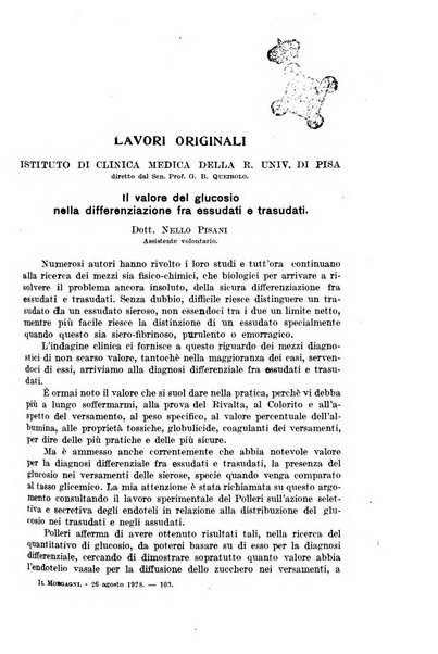 Il morgagni rivista settimanale