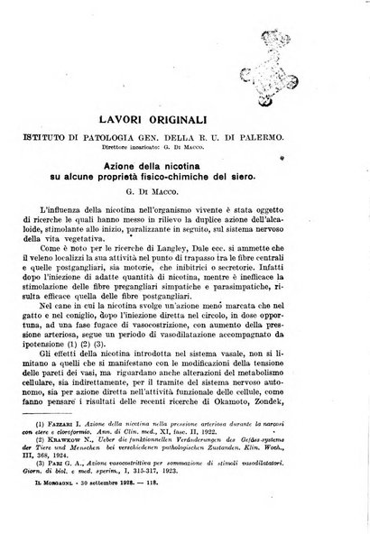 Il morgagni rivista settimanale