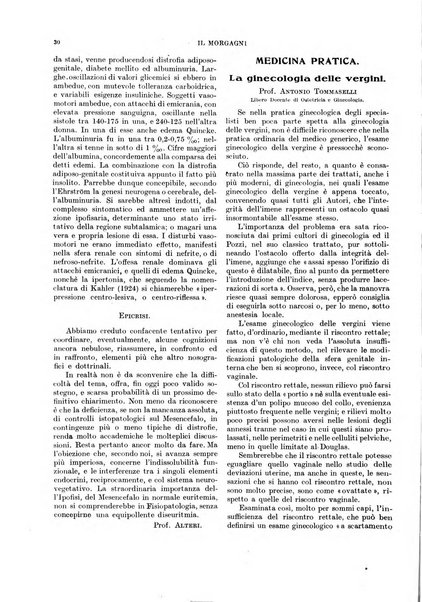 Il morgagni rivista settimanale