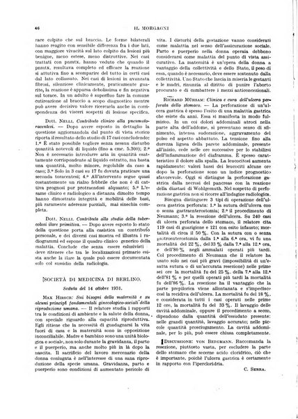 Il morgagni rivista settimanale