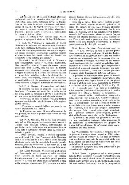 Il morgagni rivista settimanale