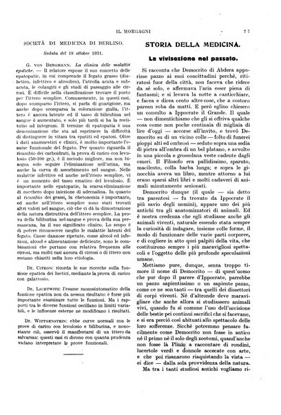 Il morgagni rivista settimanale