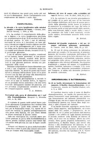 Il morgagni rivista settimanale