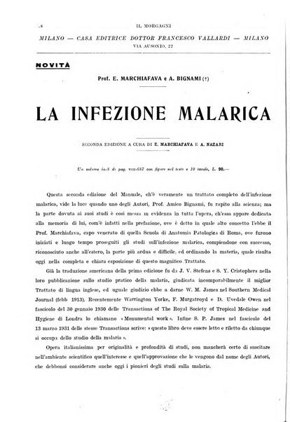 Il morgagni rivista settimanale