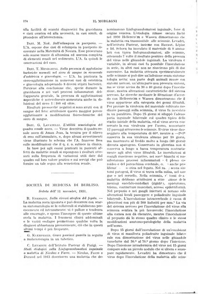 Il morgagni rivista settimanale