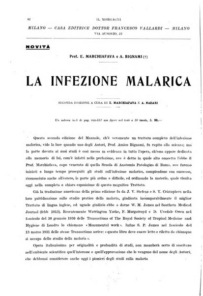 Il morgagni rivista settimanale