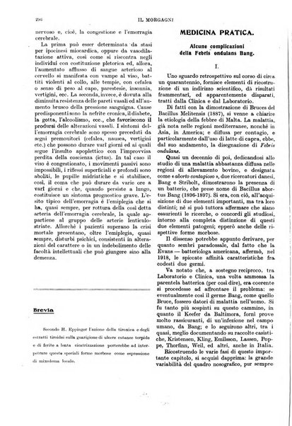 Il morgagni rivista settimanale