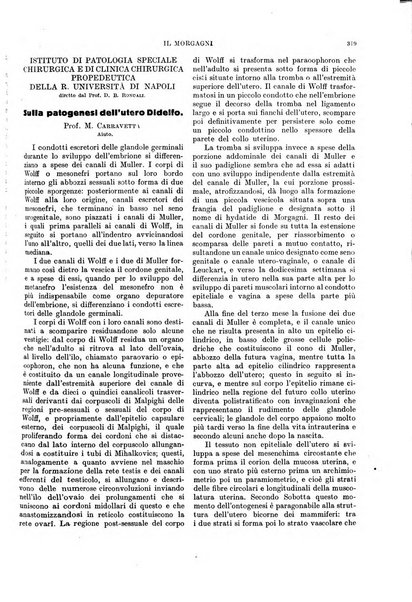 Il morgagni rivista settimanale